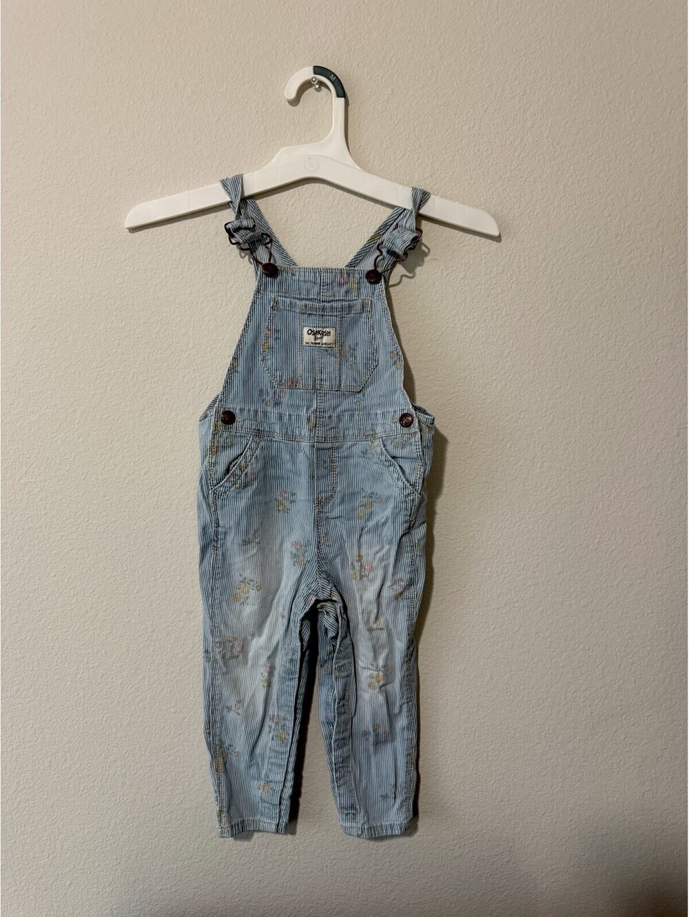Oshkosh Vintage Overalls | Floral Overalls | Size 18 Months